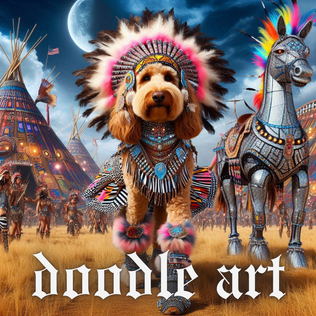 Labradoodle Art (Video)